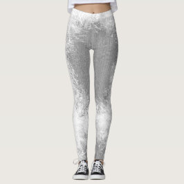 Minimalistische Denim-Silhouette - Schwarz Leggings