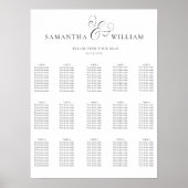 Minimalistische Designeinladung | Elegant und mode Poster (Vorne)