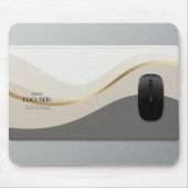 Minimalistische Desktop-Matte Mousepad | Moderne B (Vorne)