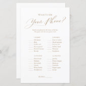 Minimalistische Dinge auf Ihrem Handy Baby Shower (Vorne/Hinten)