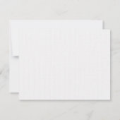 Minimalistische Doppelrand-Notizkarte Graue Korres Mitteilungskarte (Rückseite)