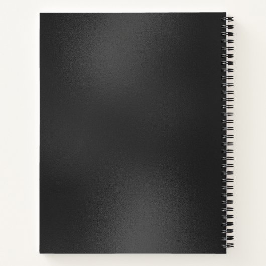 Minimalistische dunkelgraue Irideszierende Textur Notizblock (Rückseite)