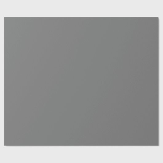 Minimalistische dunkelgraue solide schlichte moder geschenkpapier (Flach)