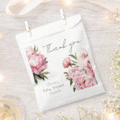 Minimalistische Dusche mit eleganter Babydusche Geschenktütchen (Ausgeschnitten)