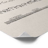 Minimalistische Duschparabel - Matthew 13 Poster (Ecke)