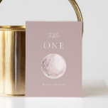 Minimalistische Dusty Rose Mystical Moon Wedding Tischnummer<br><div class="desc">Mit dieser staubigen MondTischnummer mit Vollmond-Illustration und elegantem minimalistischem Text fügen Sie Ihrem Event eine sanfte himmlische Touch hinzu. Die sanften Farben und das mystische Design machen es zu einer schönen Wahl für moderne und romantische Feiern. Diese Tischnummer eignet sich ideal für himmlische Hochzeiten, spirituelle Zeremonien, boho Empfang, Astrologie inspiriert...</div>