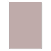 Minimalistische Dusty Rose Tischnummer (Rückseite)