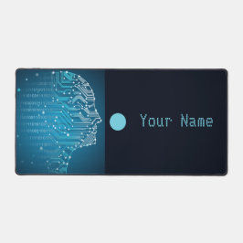 Minimalistische dynamische KI Abstrakte Singularit Schreibtischunterlage