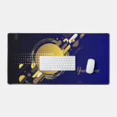 Minimalistische dynamische Synkronizität Abstrakte Schreibtischunterlage (Tastatur & Maus)