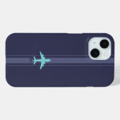 Minimalistische Ebene Case-Mate iPhone Hülle (Rückseite (Horizontal))