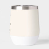 Minimalistische Ecru Palm Tree Line Kunst Hochzeit (Rückseite)