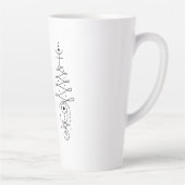 Minimalistische Einalome Doodle Milchtasse (Rechts)