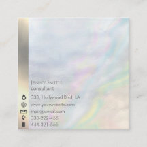 Minimalistische, einfache berufliche holografische