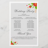 Minimalistische Einfache Blumenkarte (Rückseite)