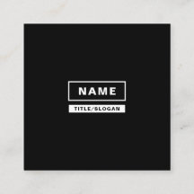 Minimalistische einfache einfarbige quadratische