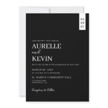 Minimalistische einfache elegante schwarze QR-Code