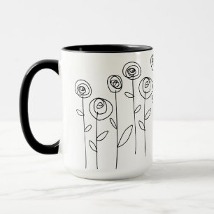 Minimalistische einfache elegante tasse