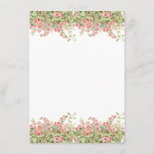 Minimalistische einfache Hübsche Blätter Zweige Ho Begleitkarte (Rückseite)