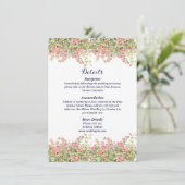 Minimalistische einfache Hübsche Blätter Zweige Ho Begleitkarte (Stehend Vorderseite)