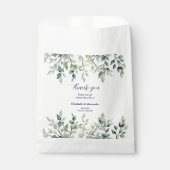 Minimalistische einfache Hübsche Blätter Zweige Ho Geschenktütchen (Vorderseite)