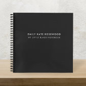 Minimalistische einfache Monogramm Name mein klein Notizblock