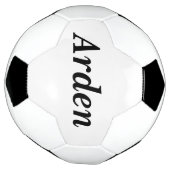 Minimalistische einfache Personalisierte Namen Fußball (Gedreht)
