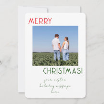 Minimalistische einfache personalisierte Weihnacht