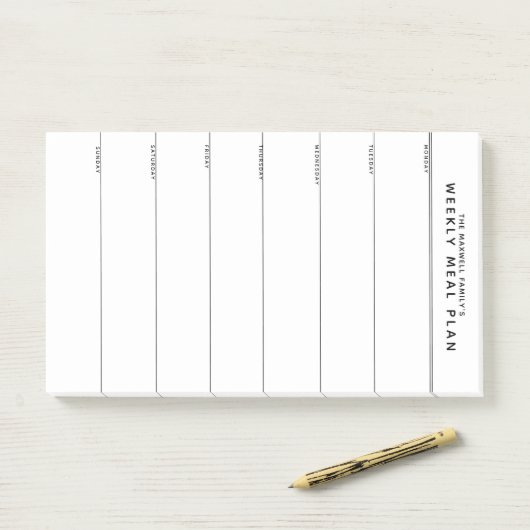 Minimalistische einfache Planung Post-it Klebezettel (Auf Schreibtisch)