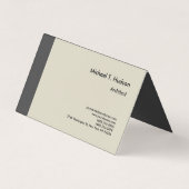 Minimalistische einfache Schlichte Architektur Mod Visitenkarten (Vorderseite)