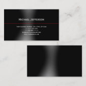 Minimalistische Einfache Schlichte Unternehmenskar Visitenkarte (Vorne/Hinten)