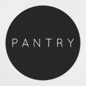 Minimalistische einfache Schwarz-weiße Typografie  Etiketten (Design 2)