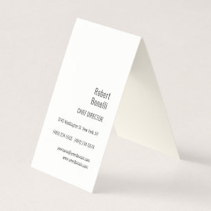 Minimalistische einfache Signaturcreme modern Visitenkarten