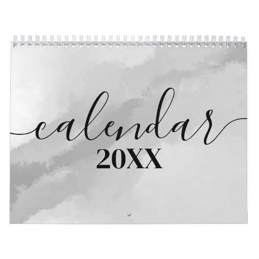 Minimalistische, einfache Skriptkalligraphie jedes Kalender (Titelbild)