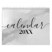 Minimalistische, einfache Skriptkalligraphie jedes Kalender (Titelbild)