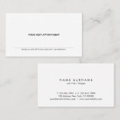 Minimalistische einfache Verabredung der Visitenkarte (Vorne/Hinten)