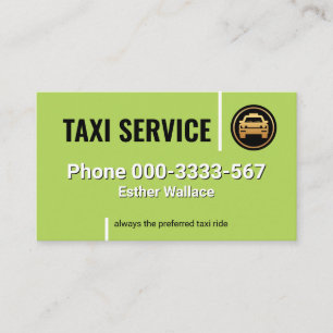 Minimalistische einfache vertikale Fahrstrecken Visitenkarte