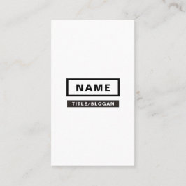 Minimalistische einfache vertikale Geschäfts-Karte Visitenkarte