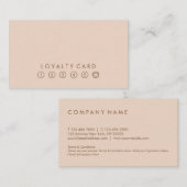 Minimalistische einfache visitenkarte (Vorne/Hinten)