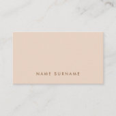 Minimalistische einfache visitenkarte (Vorderseite)