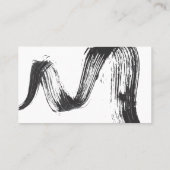 Minimalistische einfarbige visitenkarte (Rückseite)