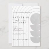 Minimalistische Einladung (Vorderseite)