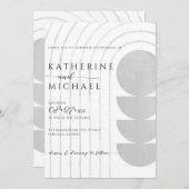 Minimalistische Einladung (Vorne/Hinten)