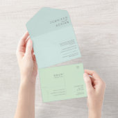 Minimalistische Einladung (Abreißen)