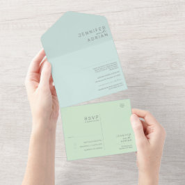 Minimalistische Einladung