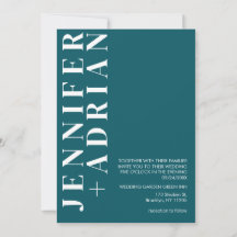 Minimalistische Einladung