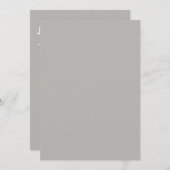 Minimalistische Einladung (Vorne/Hinten)