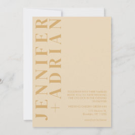 Minimalistische Einladung