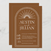 Minimalistische Einladung (Vorne/Hinten)