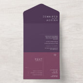 Minimalistische Einladung (Innen Boden)