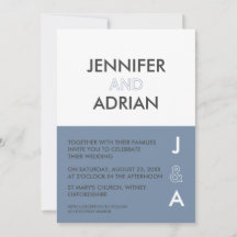 Minimalistische Einladung